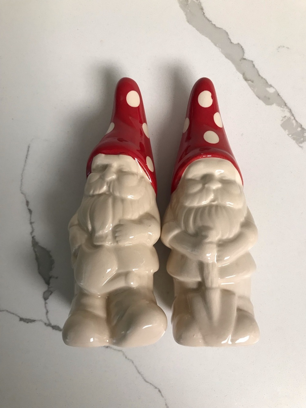 Red Polka Dot Gnome Salt & Pepper Set